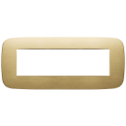 VIMAR SPA - VIW19687.12.01 PLACCA ROUND 7M OTTONE SPAZZOLATO