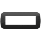 VIMAR SPA - VIW19687.81 Placca Round 7M nero