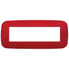 VIMAR SPA - VIW19687.85 PLACCA ROUND 7M ROSSO