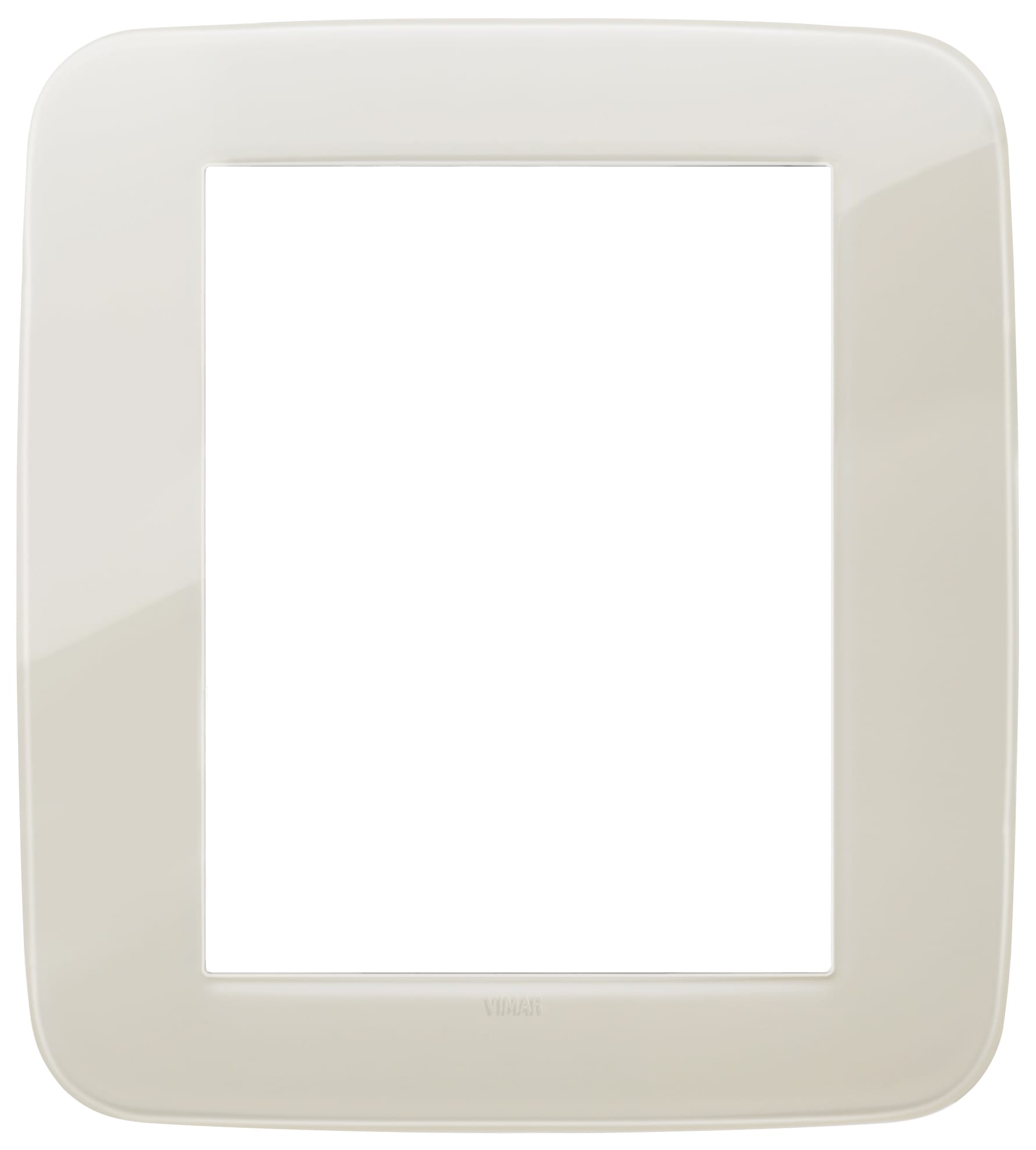 VIMAR SPA - VIW19698.67 Placca Round 8M Reflex avorio