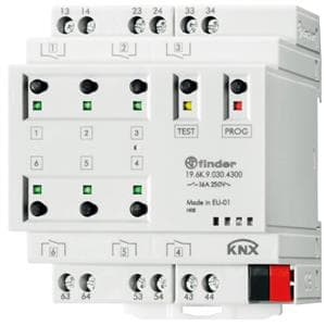 FINDER SPA - FIN196K90304300 ATTUATORE KNX 6 USCITE 16A