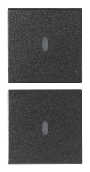 VIMAR SPA - VIW19751 DUE MEZZI TASTI 1M NEUTRO PERS. GRIGIO