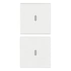 VIMAR SPA - VIW19751.B DUE MEZZI TASTI 1M NEUTRO PERS. BIANCO