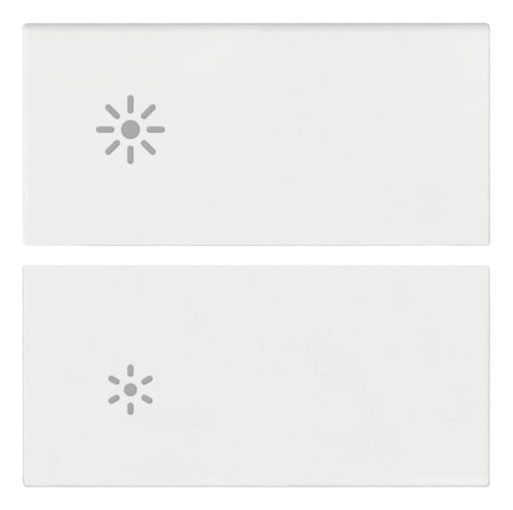 VIMAR SPA - VIW19752.3.B DUE MEZZI TASTI 2M DIMMER BIANCO