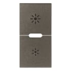 VIMAR SPA - VIW19755.3.M DUE MEZZI TASTI 1M DIMMER METAL