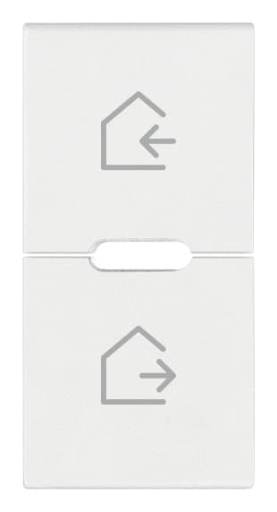 VIMAR SPA - VIW19755.6.B Due mezzi tasti 1M scenari bianco
