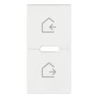 VIMAR SPA - VIW19755.6.B Due mezzi tasti 1M scenari bianco