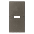 VIMAR SPA - VIW19755.M DUE MEZZI TASTI 1M NEUTRO PERS. METAL