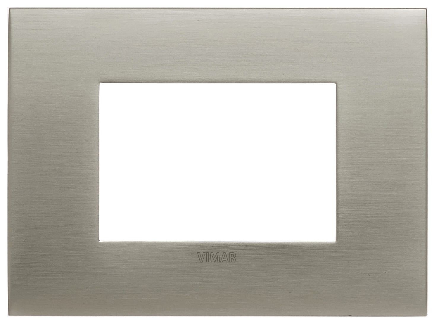 VIMAR SPA - VIW19953.08 PLACCA ARK FIT 3M ACCIAIO SPAZZOLATO