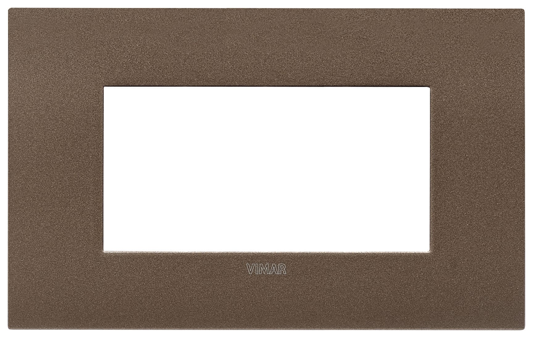 VIMAR SPA - VIW19954.24 PLACCA FIT 4M BRONZO MATT
