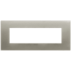 VIMAR SPA - VIW19957.08 PLACCA FIT 7M ACCIAIO SPAZZOLATO