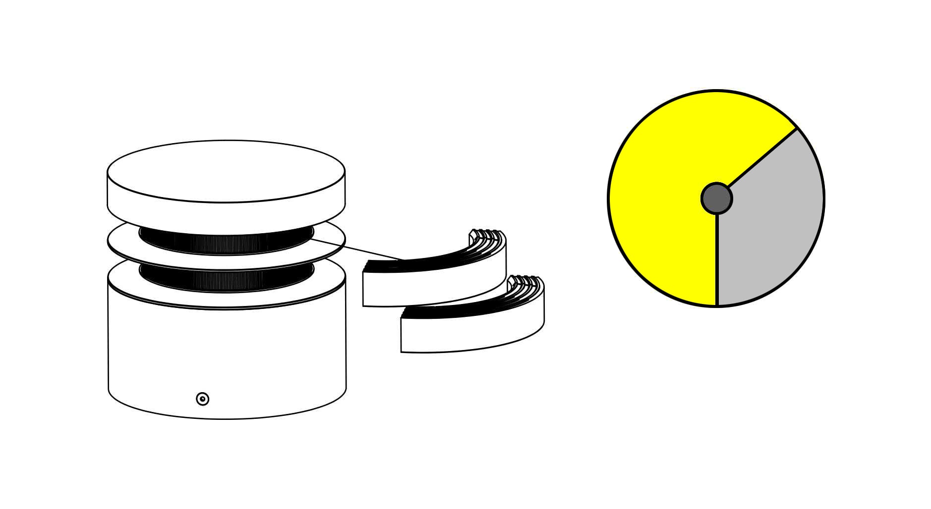 TARGETTI - TAR1E3399 FEBO EVO SHUTTER KIT 120 - 60 ADJ