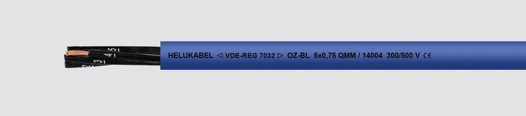 HELUKABEL ITALIA SRL - HLK14040 OZ-BL-CY 41X0.75 QMM BLUE