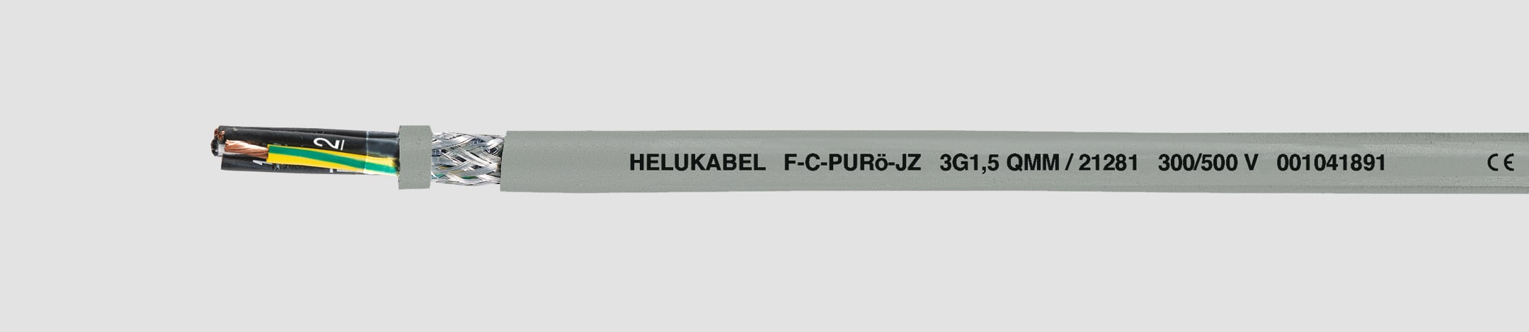 HELUKABEL ITALIA SRL - HLK21296 F-C-PURO-JZ GREY 25G1.5 QMM GREY