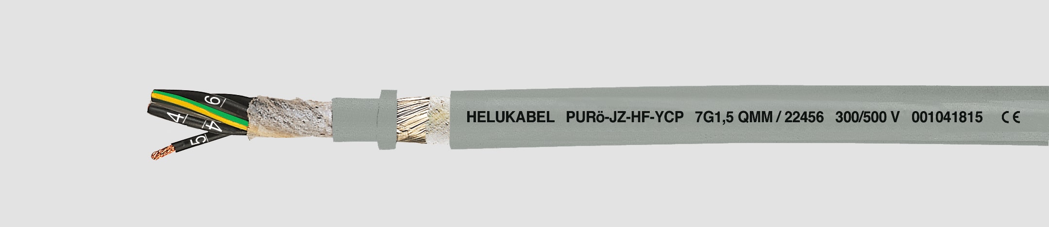HELUKABEL ITALIA SRL - HLK22461 PURO-JZ-HF-YCP 18G1,5 QMM GREY