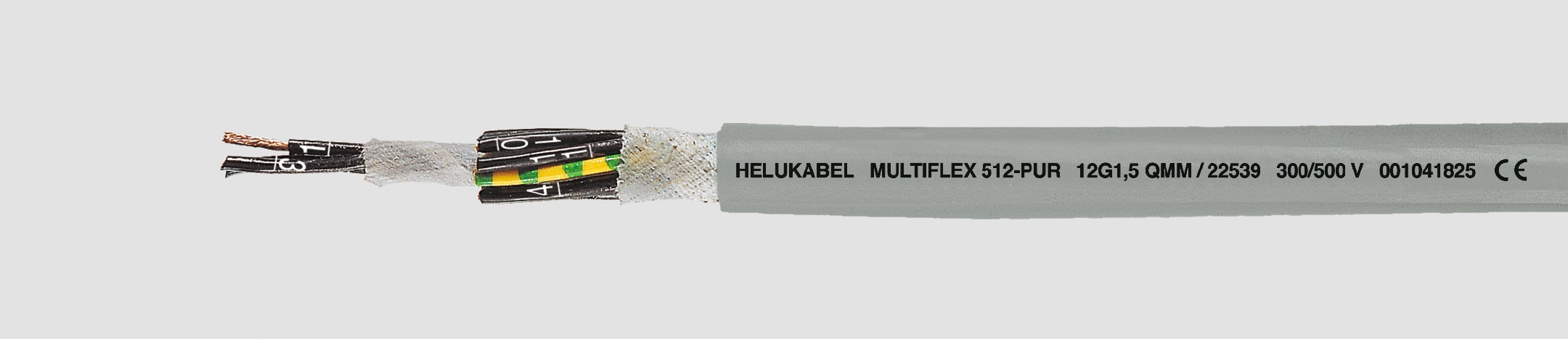 HELUKABEL ITALIA SRL - HLK22586 MULTIFLEX 512 -C-PUR 7G0.75 QMM GREY