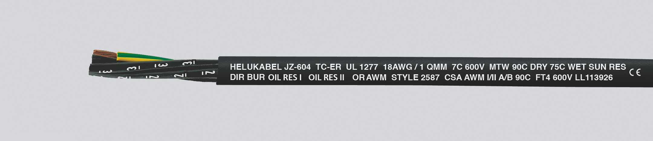 HELUKABEL ITALIA SRL - HLK69797 JZ-604-FCY TC TRAY CABLE 4G6 QMM (10