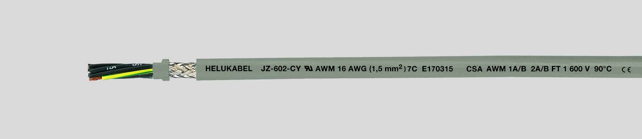 HELUKABEL ITALIA SRL - HLK82971 JZ-602-CY 5G1.5 QMM (16 AWG) GREY
