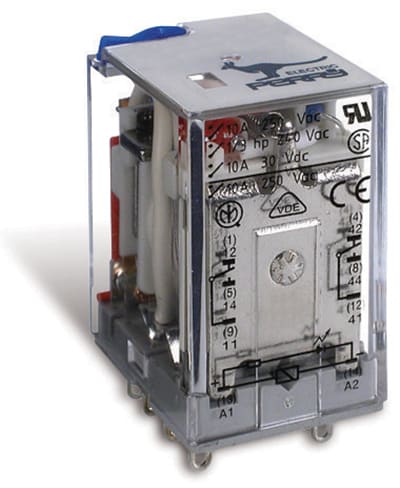 PERRY - PER1RE021024AC *RELE MIDI 2CT 10A 250V AL. 24VAC