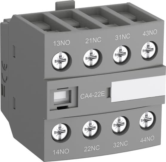 ABB SPA - ABBCA422N CA4-22N BLOCCO CONTATTI AUX 2NA+2NC FRON