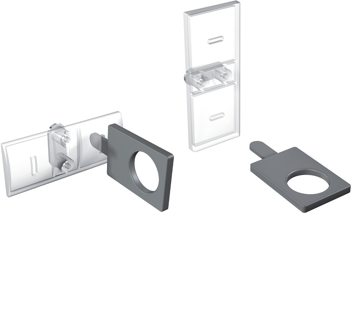 ABB SPA - ABB1SDA073859R1 PBC PROT.PULSANTI AP/CH D=4MM E2.2..E6.2