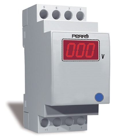 PERRY - PER1SDSD03A/2 AMPEROMETRO 2 DIN