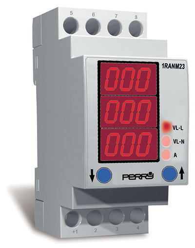 PERRY - PER1SDSD10MT/2 MULTIMETRO TRIFASE 2 DIN