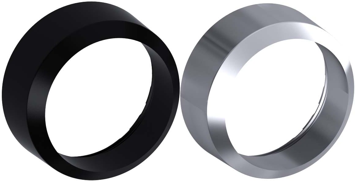 ABB SPA - ABBKX 939 8 KA1-8080 GHIERA PLASTICA NERA SELET.MOD.