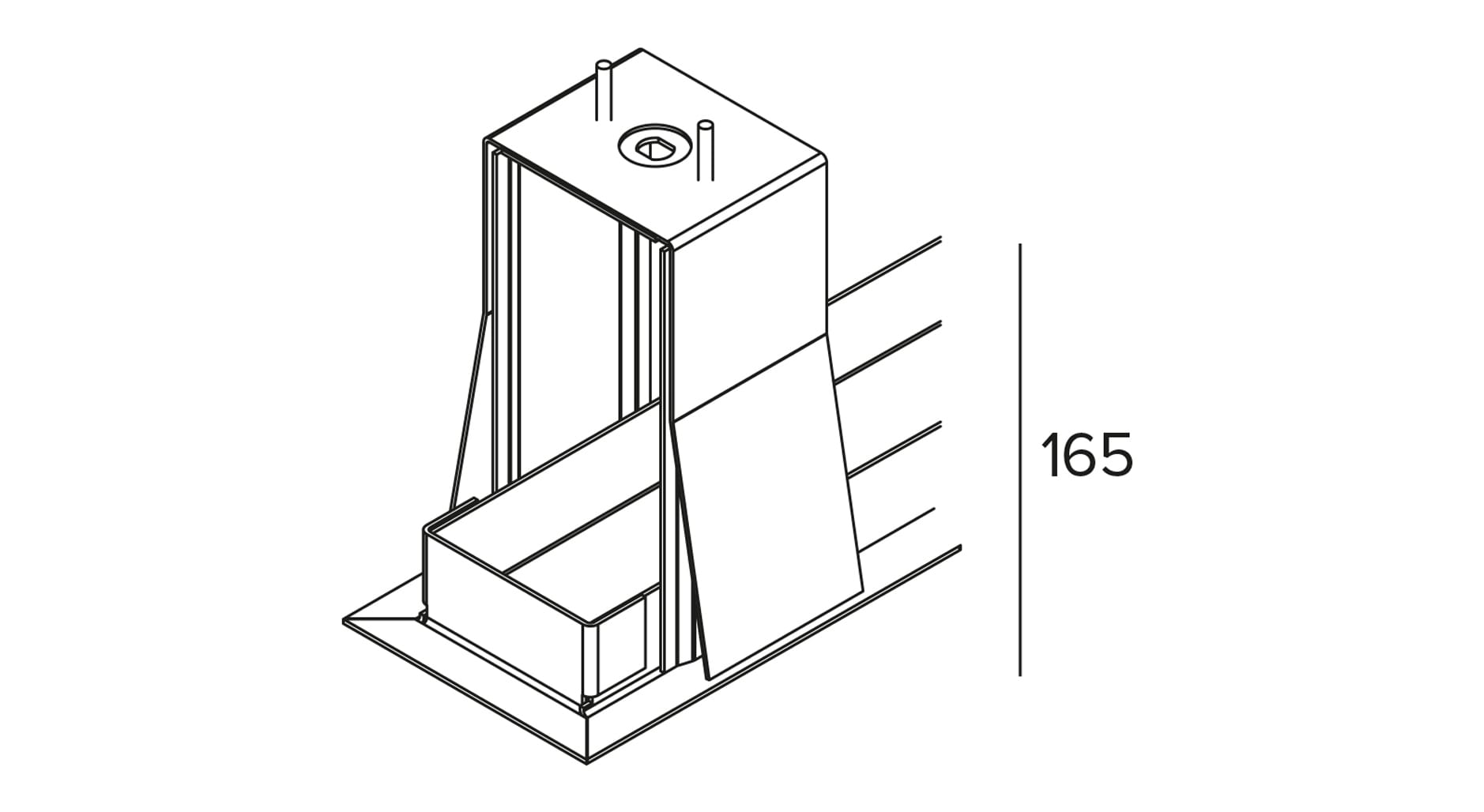 TARGETTI - TAR1T5918 LOGICO SHORT SUPPORT
