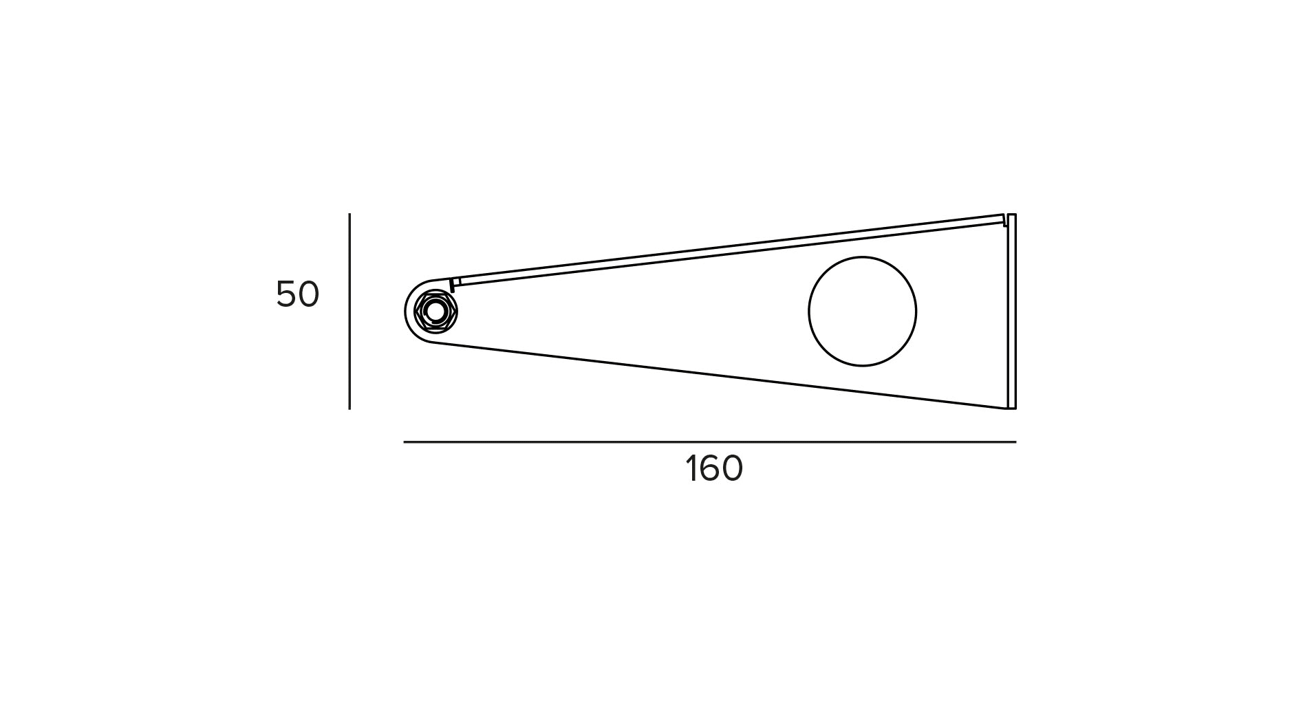 TARGETTI - TAR1T6940 JEDI CMP LONG SURFACE BRACKETS
