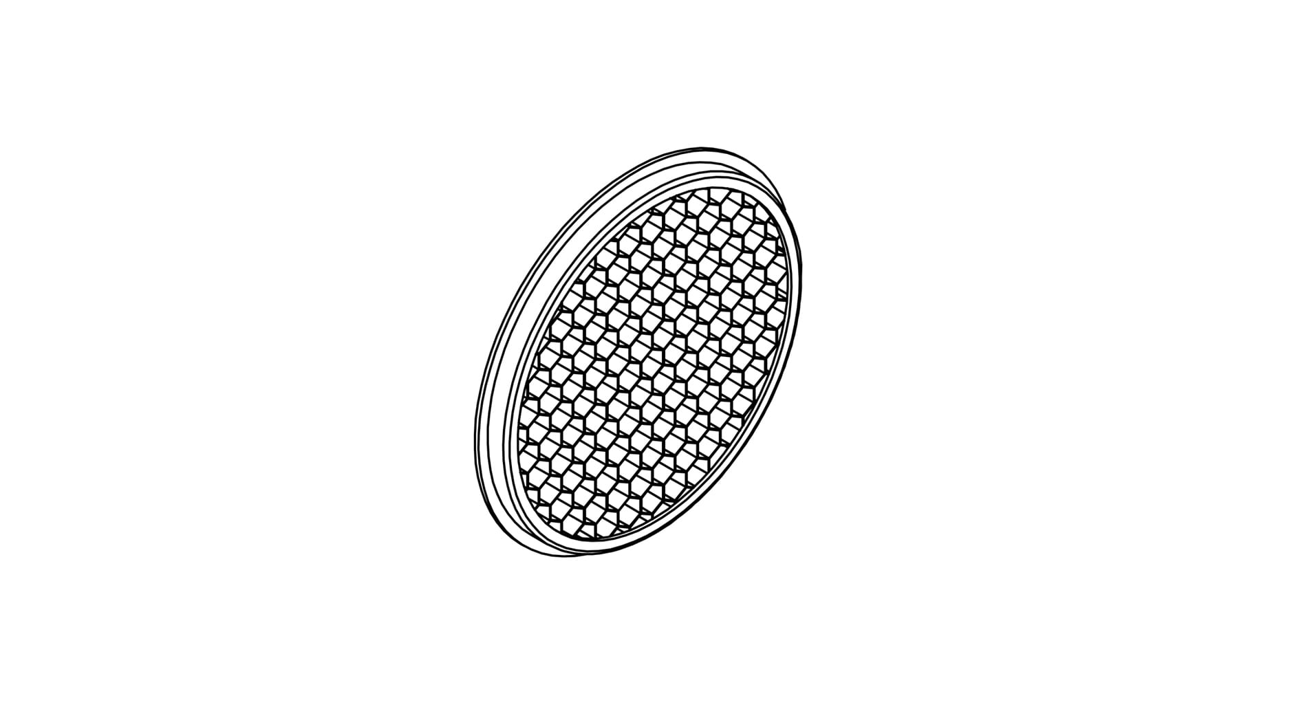 TARGETTI - TAR1T8093 ACCESSORY ANTIGLARE GRID 63