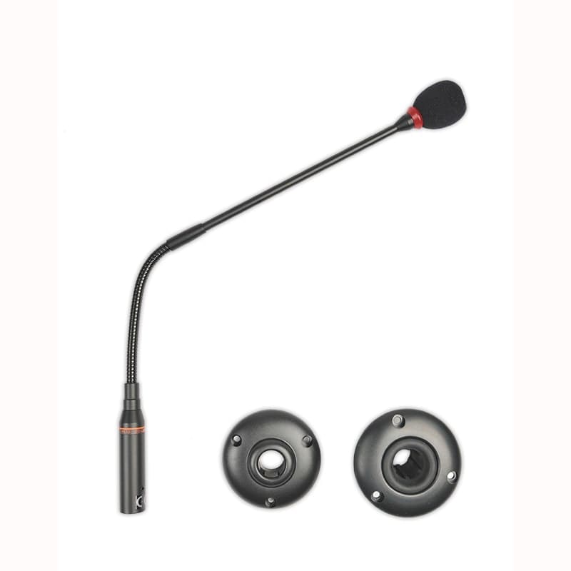 A.T.E.C. SRL - TUTJL PL13X MIC ELECTRET GOOSENECK XLR CON SPINA XLR