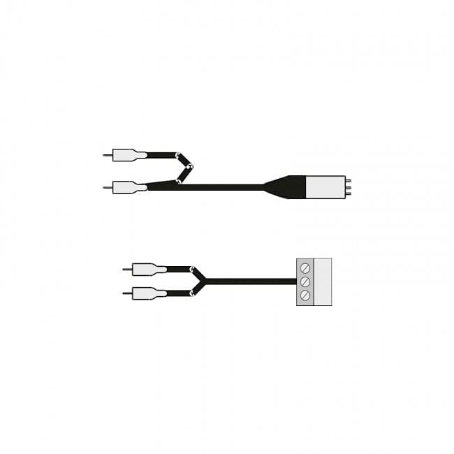 A.T.E.C. SRL - TUTTU P2RCASXU CAVETTO CON PONTE 2 SPINE RCA SPINA XLR