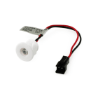 ALPHA ELETTRONICA SR - ALPJO388/023WW MINI SPOT LED 12V PLAST.BIANCO 3000K