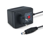 ALPHA ELETTRONICA SR - ALPBE30050 AC power supplies 11,2W - 9/12/15/18/21/24Vac 600mA - 6 Connectors