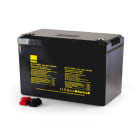ALPHA ELETTRONICA SR - ALPBLF12-100G2 Rechargeable Lithium LiFePO4 Battery 12.8V 100Ah with BMS - ON/OFF Panel with LED - Bluetooth - Heater