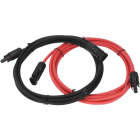 ALPHA ELETTRONICA SR - ALP201-C0015 Kit prolunga fotovoltaico con connettori 1,5m 1x4mm² rosso e nero