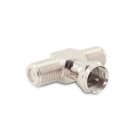ALPHA ELETTRONICA SR - ALP86-190 T-shaped adapter from F-type plug to 2 F-type sockets