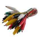 ALPHA ELETTRONICA SR - ALP21-20 KIT 10 CAVETTI CON COCCODRILLI VARI COLO