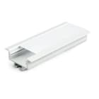 ALPHA ELETTRONICA SR - ALPJO380/104-32PG Recessed raw aluminum profile with flat opal PMMA cover - 2m