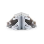 ALPHA ELETTRONICA SR - ALPJO380/154-83 Convex angular joint - suitable for profile JO380/154 - RAL7047 grey color