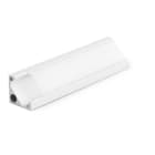 ALPHA ELETTRONICA SR - ALPJO380/154B-12P3 Corner white painted aluminum profile with flat opal PC cover - 3m