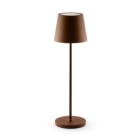 ALPHA ELETTRONICA SR - ALPJO386C LAMP. LED TAVOLO CORTEN INT.TOUCH 2700K