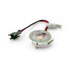 ALPHA ELETTRONICA SR - ALPJO388/026WW MINI SPOT LED 12V PLAST.TRASP. 3000K