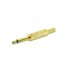 ALPHA ELETTRONICA SR - ALP13-10 Mono Ø6,3mm jack plug with spring cable guide