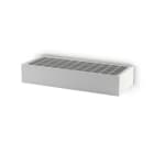 ALPHA ELETTRONICA SR - ALPJO462BWW Applique solare a Led - 6W - Bianco caldo - Bianco - Serie Bricketto