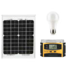 ALPHA ELETTRONICA SR - ALPKIT15-SB KIT FOTOV. 15W 12V CON REGLAM NO BATT.