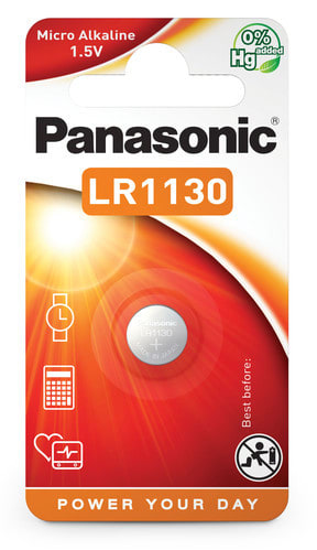 ALPHA ELETTRONICA SR - ALPPAP-LR1130 1 PILA ALCALINA LR1130 1.5V BLIST. PANAS