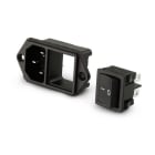 ALPHA ELETTRONICA SR - ALP23-12/5 SPINA PANNELLO 3POLI INT NERO 4.8MM