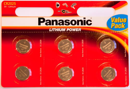 ALPHA ELETTRONICA SR - ALPPLP-CR2025/6 6 PILE BOTT.LITIO CR2025 BLIST.PANASONIC